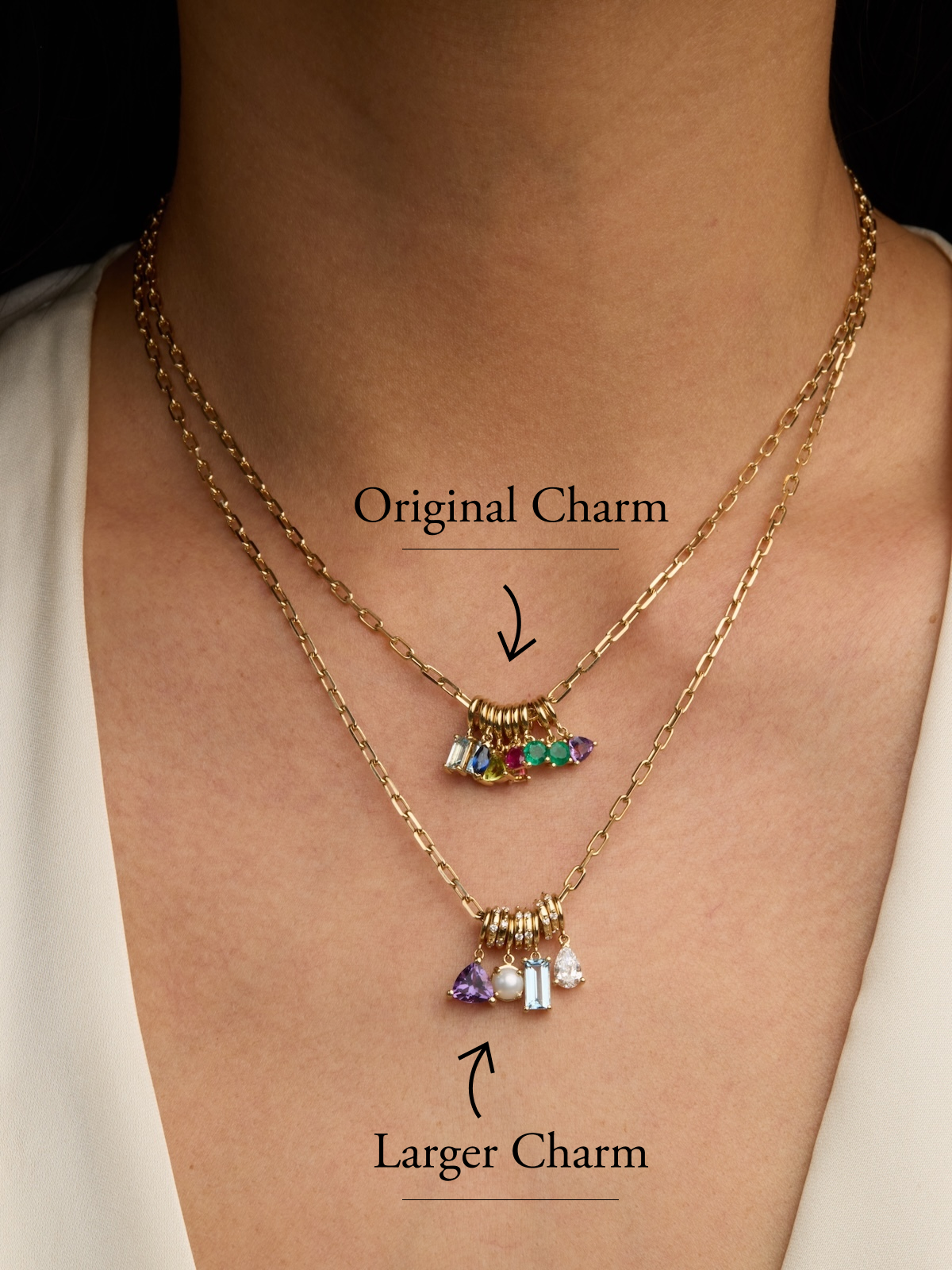 Birthstone Charms Necklace