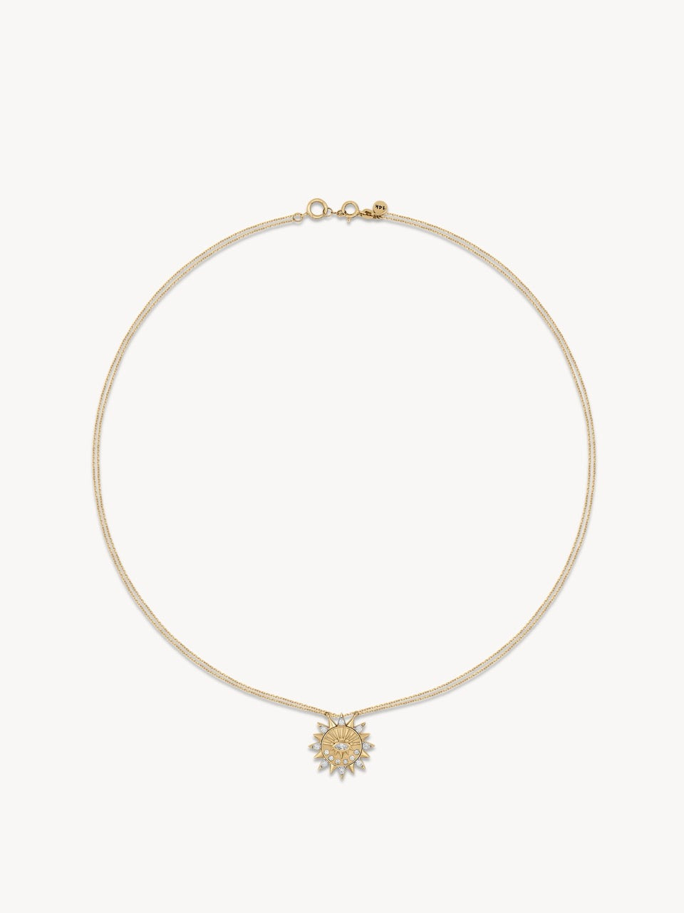 Golden Eye Friendship Necklace