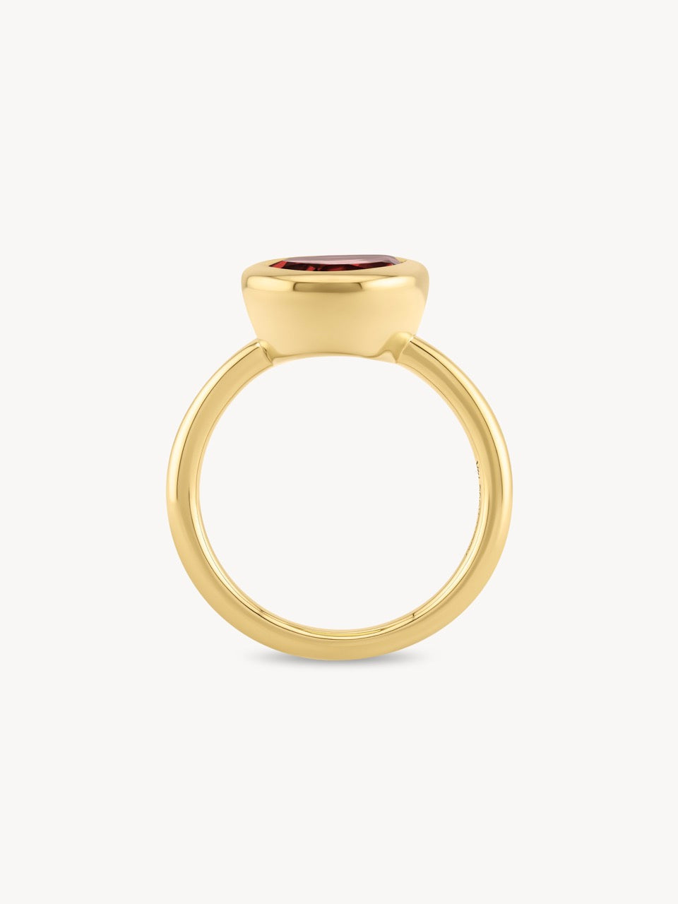 Garnet Dune Ring