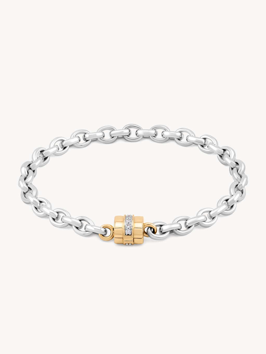 Golden Arc Chain Bracelet