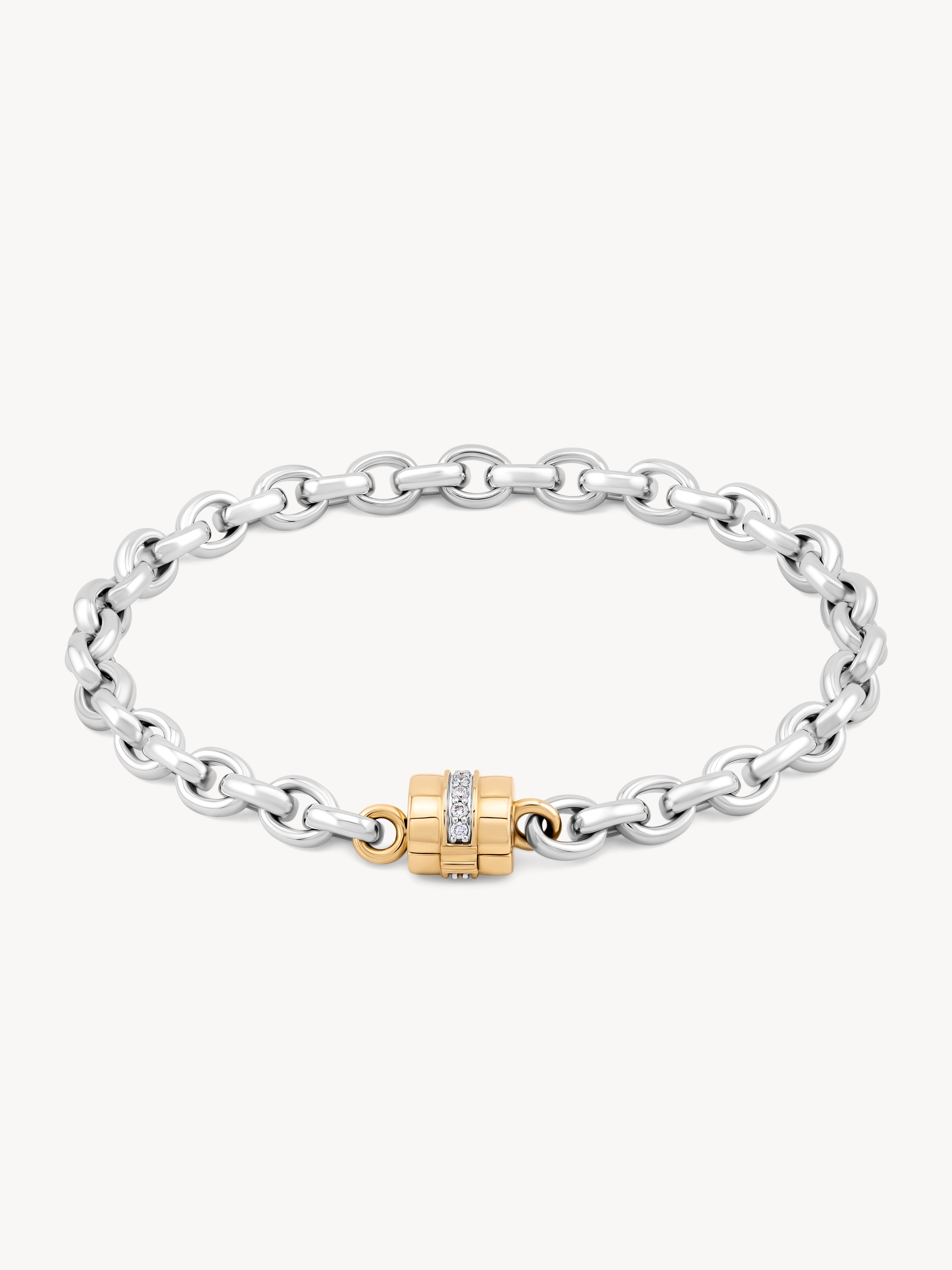 Golden Arc Chain Bracelet