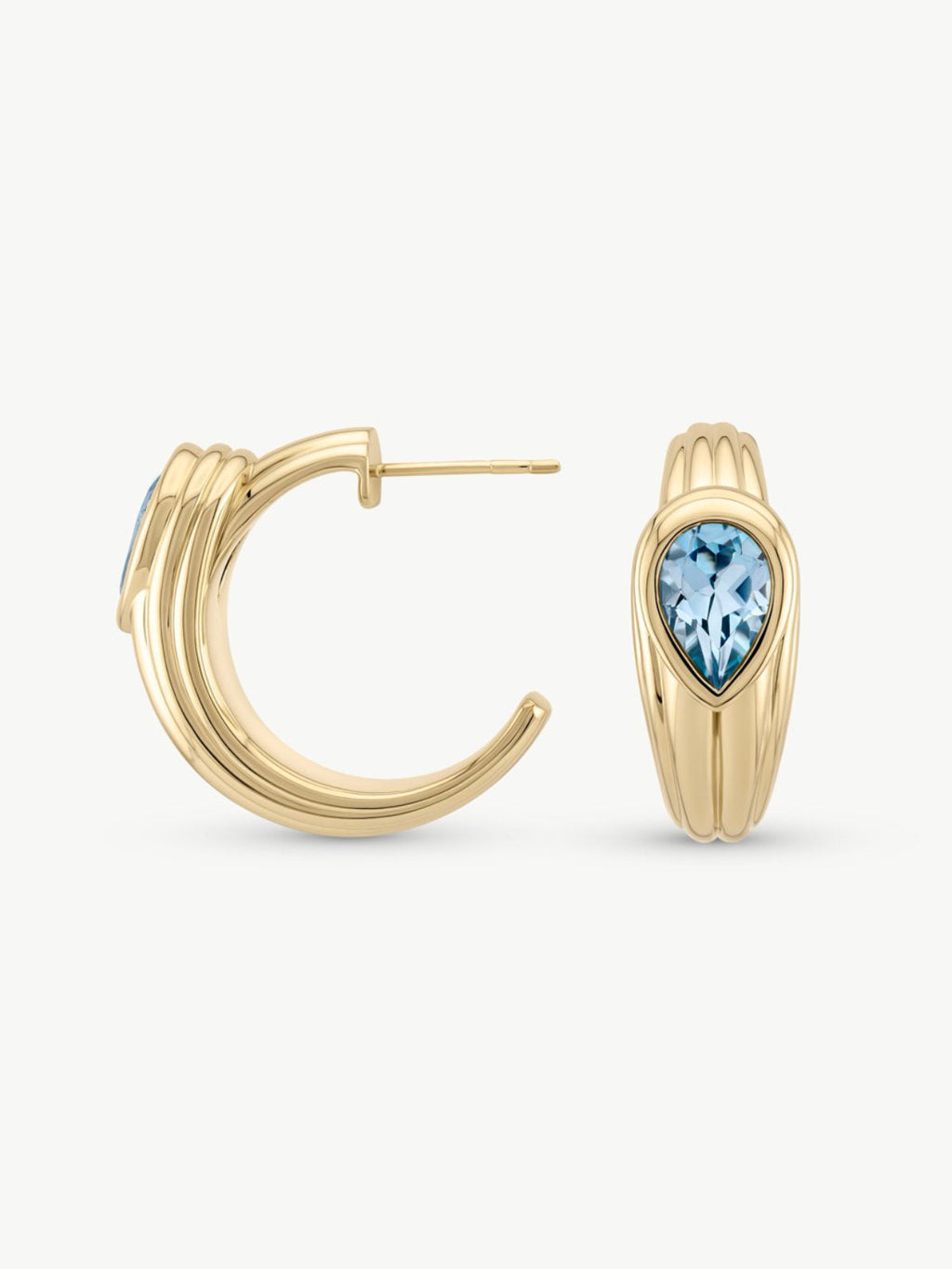 Pear Topaz Earrings