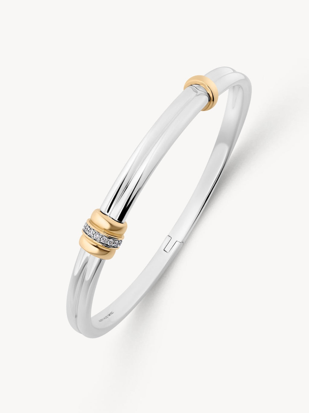 Golden Arc Hinge Bracelet