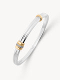 Golden Arc Hinge Bracelet