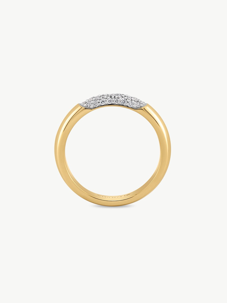 Pave Diamond Accent Ring