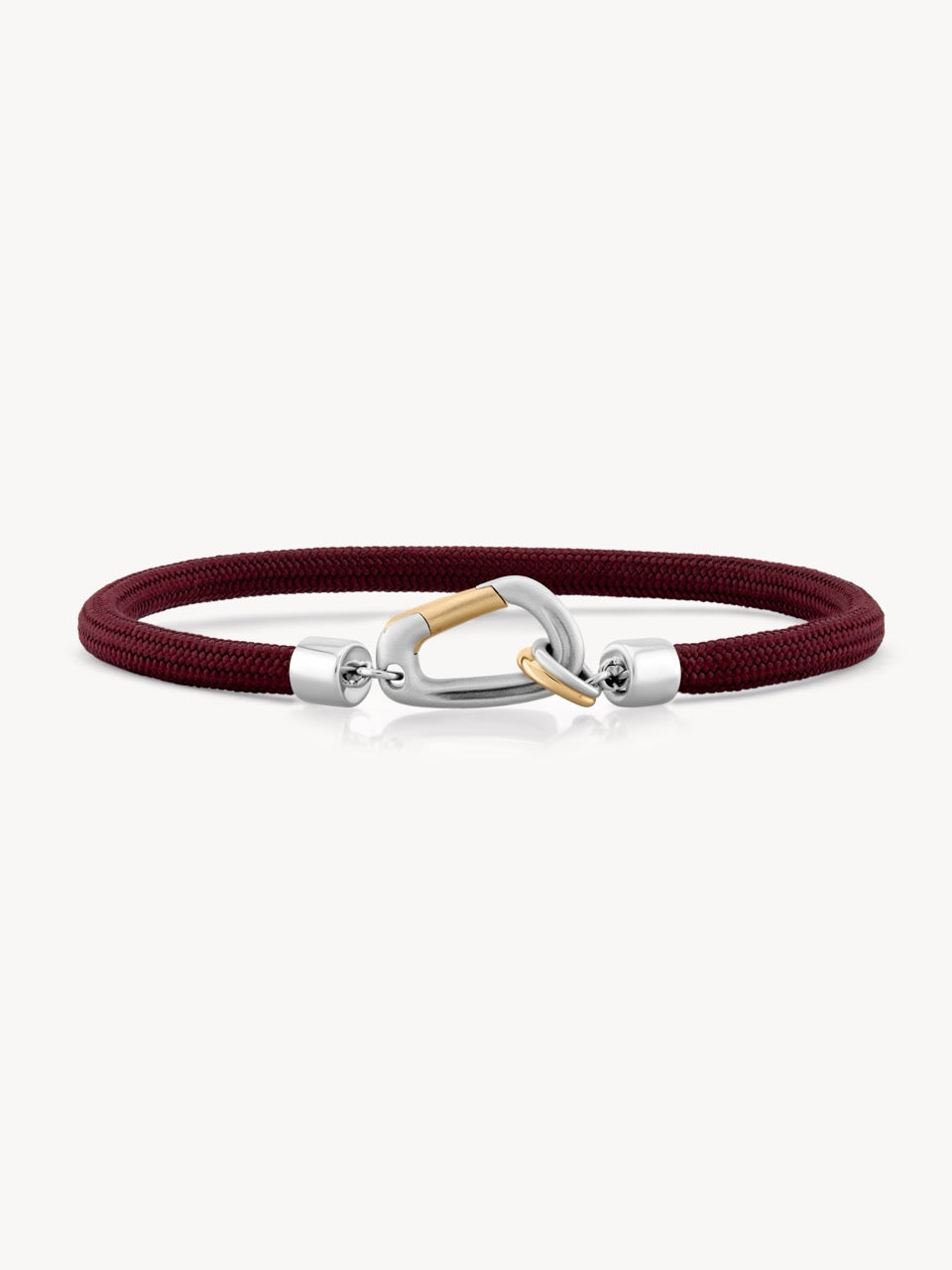 Mixed Metal Carabiner Bracelet