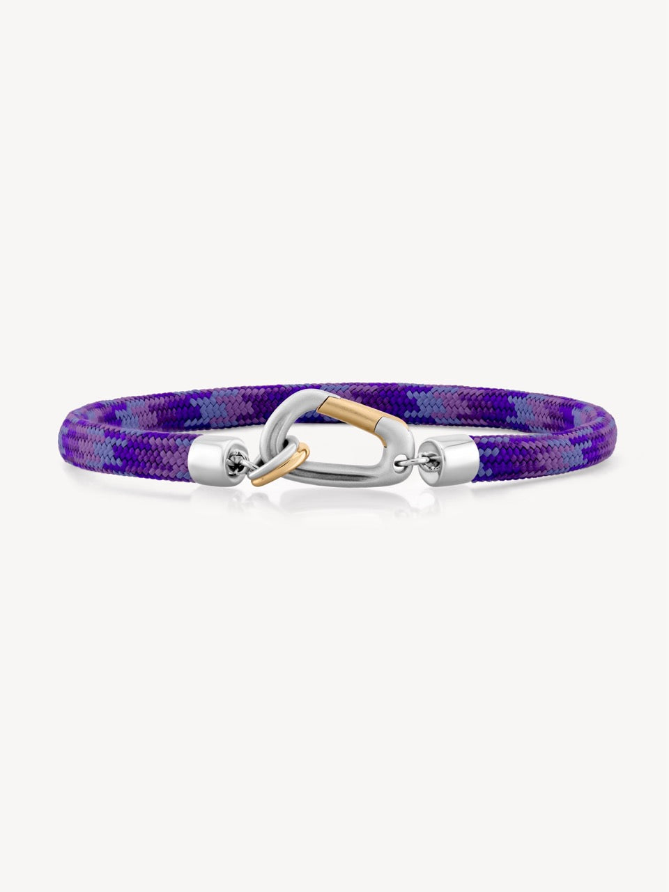 Mixed Metal Carabiner Bracelet