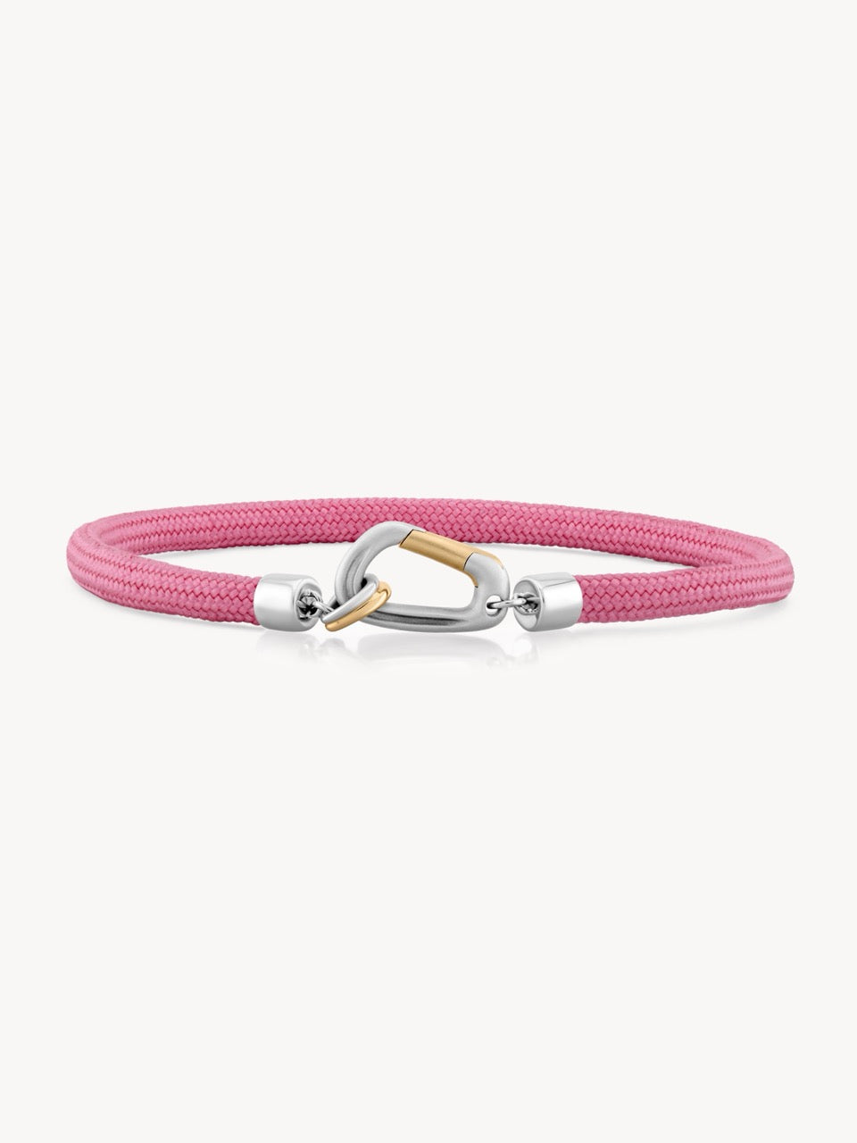 Mixed Metal Carabiner Bracelet
