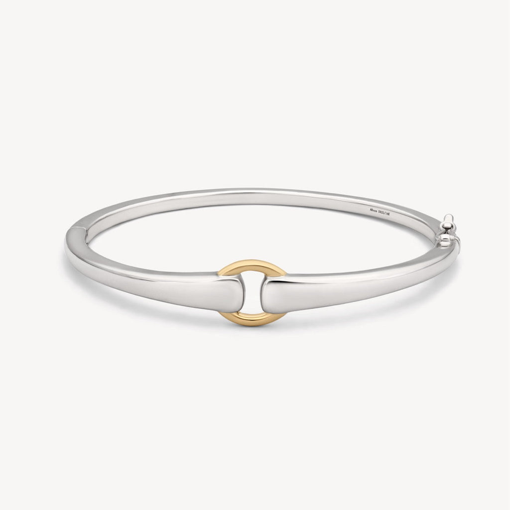 Mixed Metal Buckle Bracelet