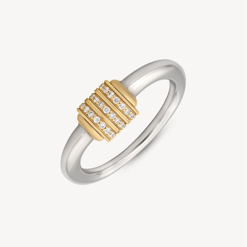 Mixed Metal Spinning Latch Ring