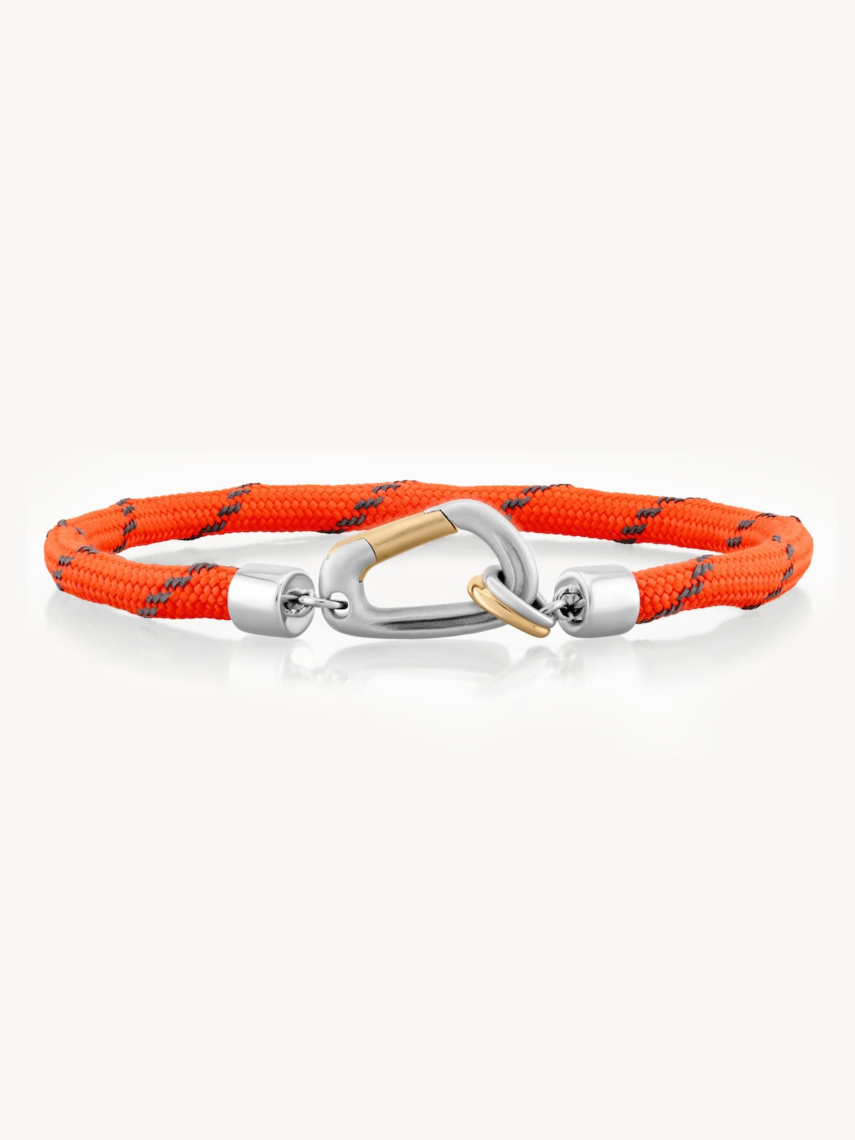 Mixed Metal Carabiner Bracelet