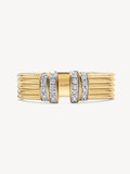 Diamond Tiered Cuff Ring