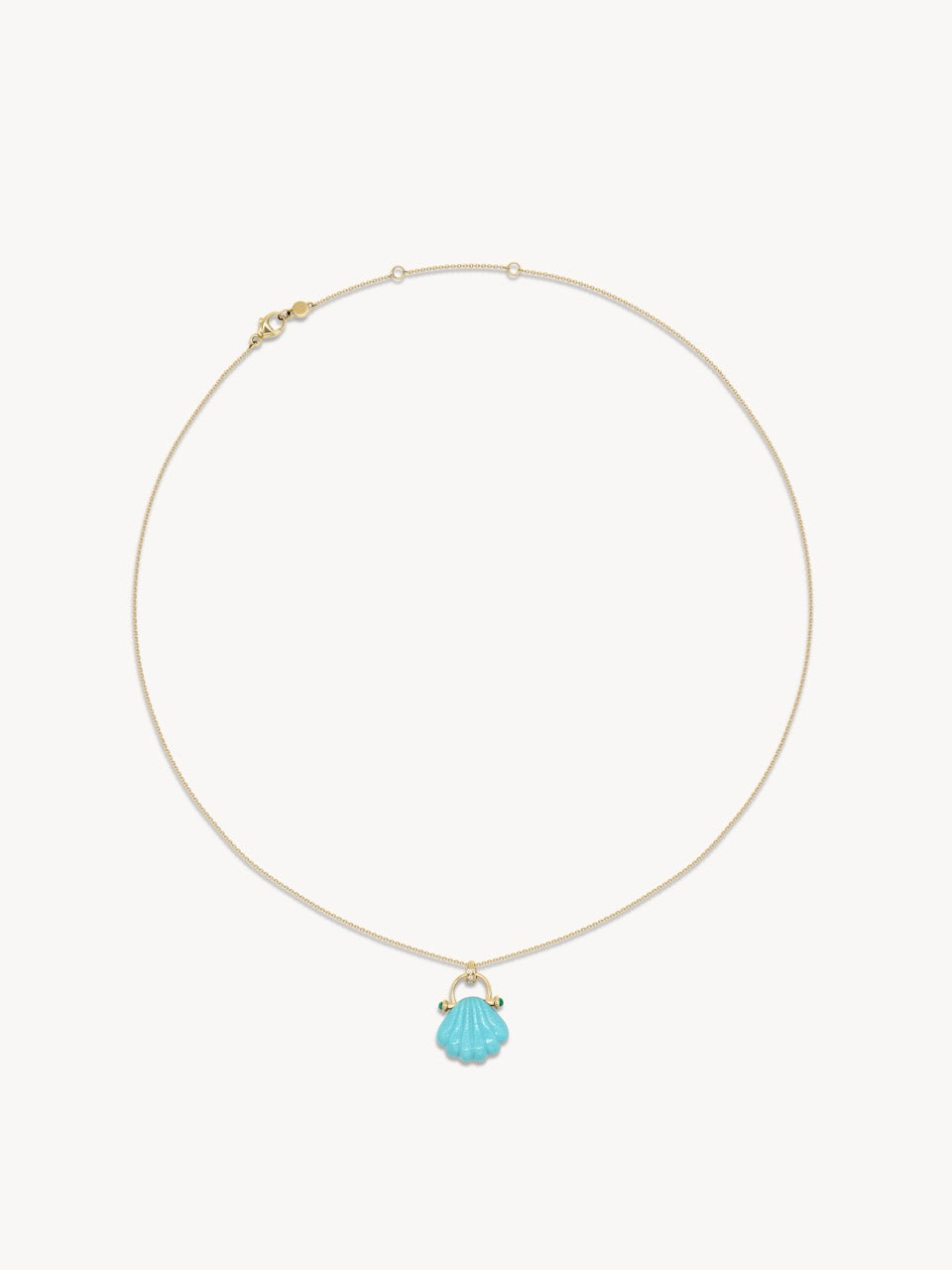 Seashell Turquoise Pendant
