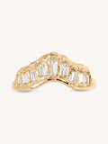 Soft White Diamond Scatter Ring