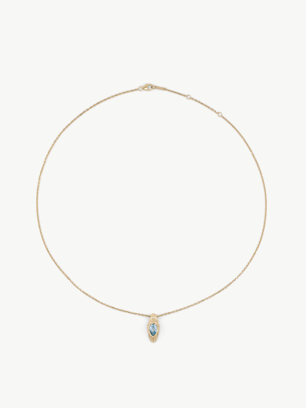 Pear Topaz Necklace
