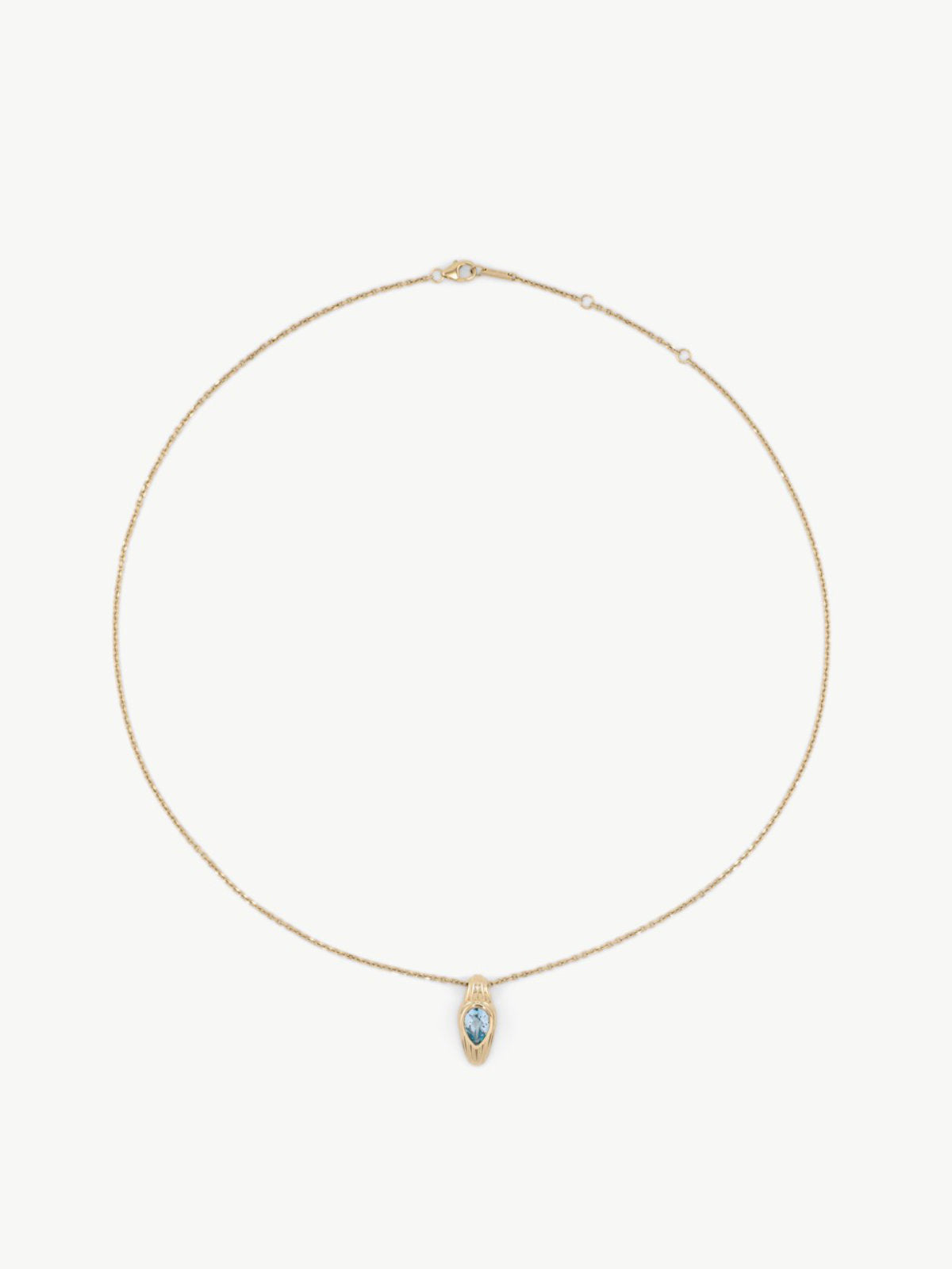 Pear Topaz Necklace