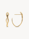 Cobra Pear Diamond Earrings