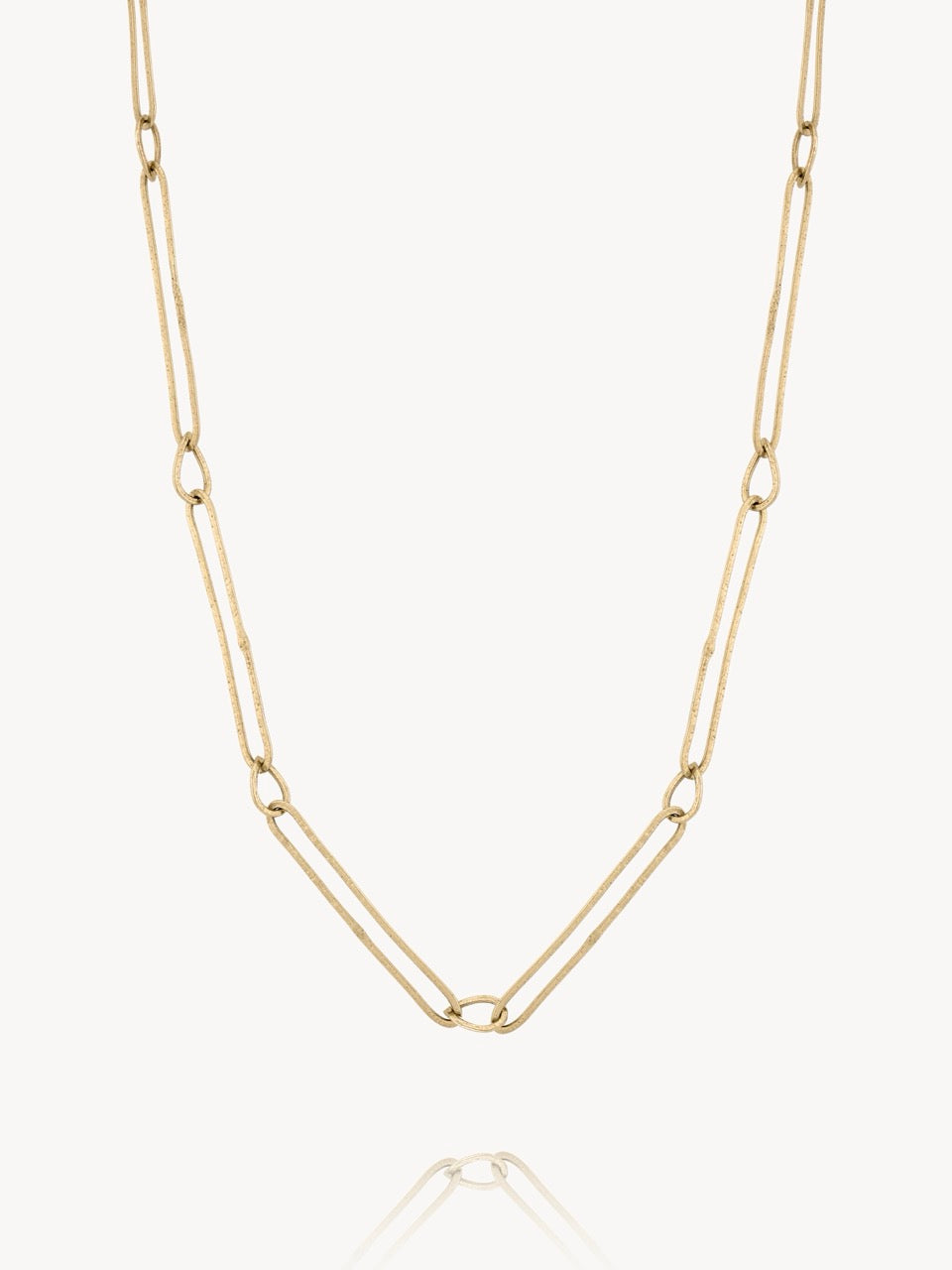 Mixed Metal Paper Clip Chain