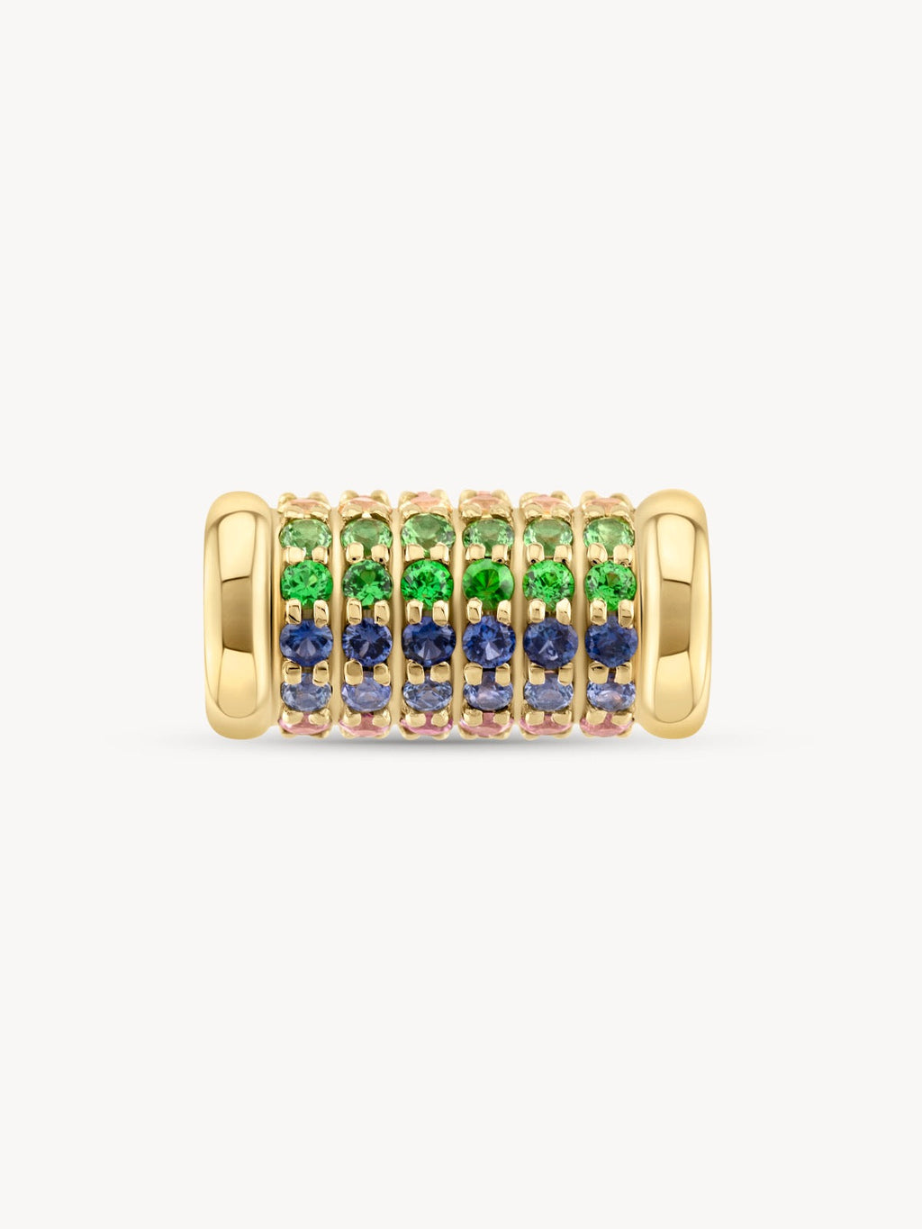 Rainbow Barrel Bead