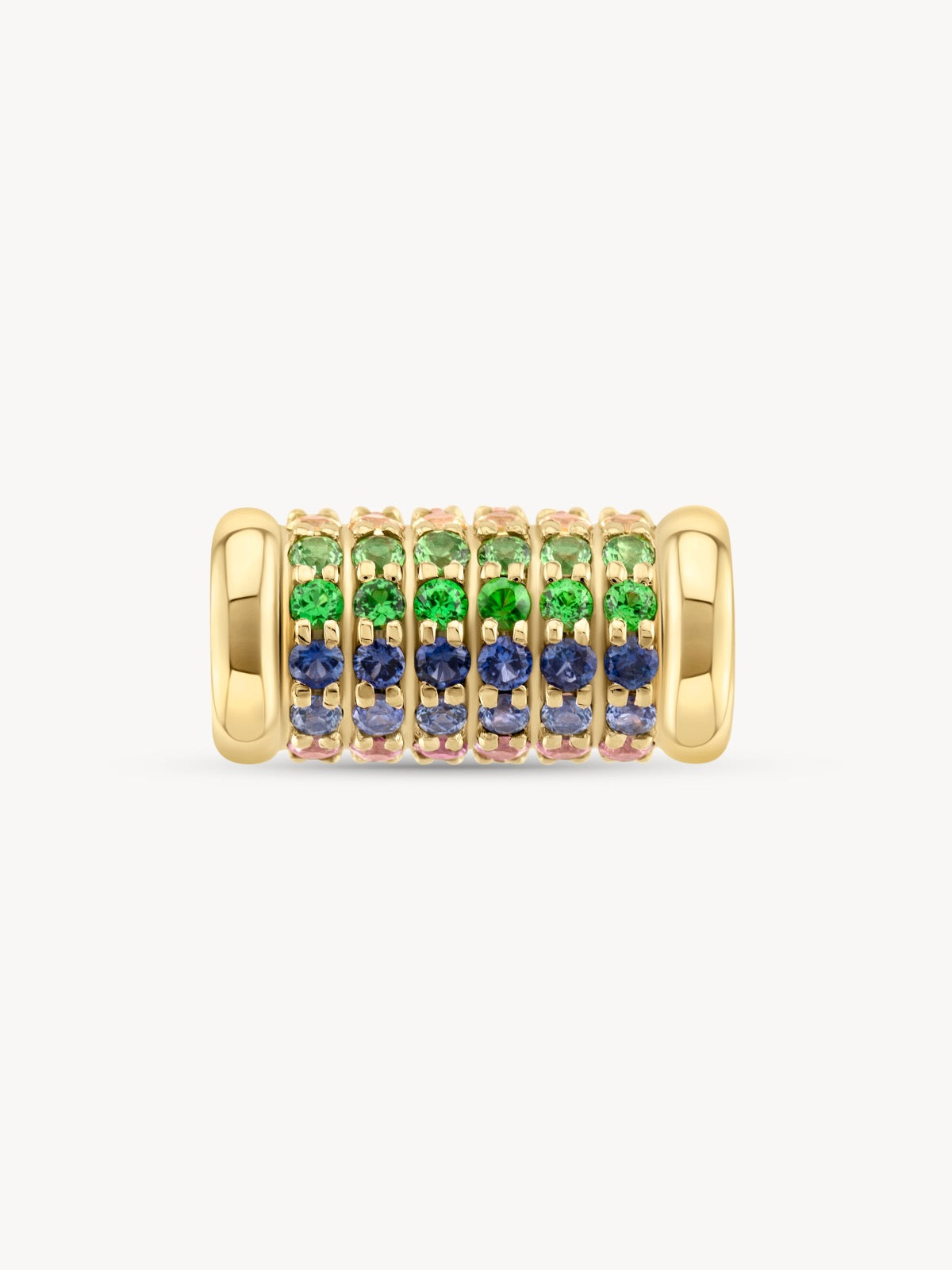 Rainbow Barrel Bead