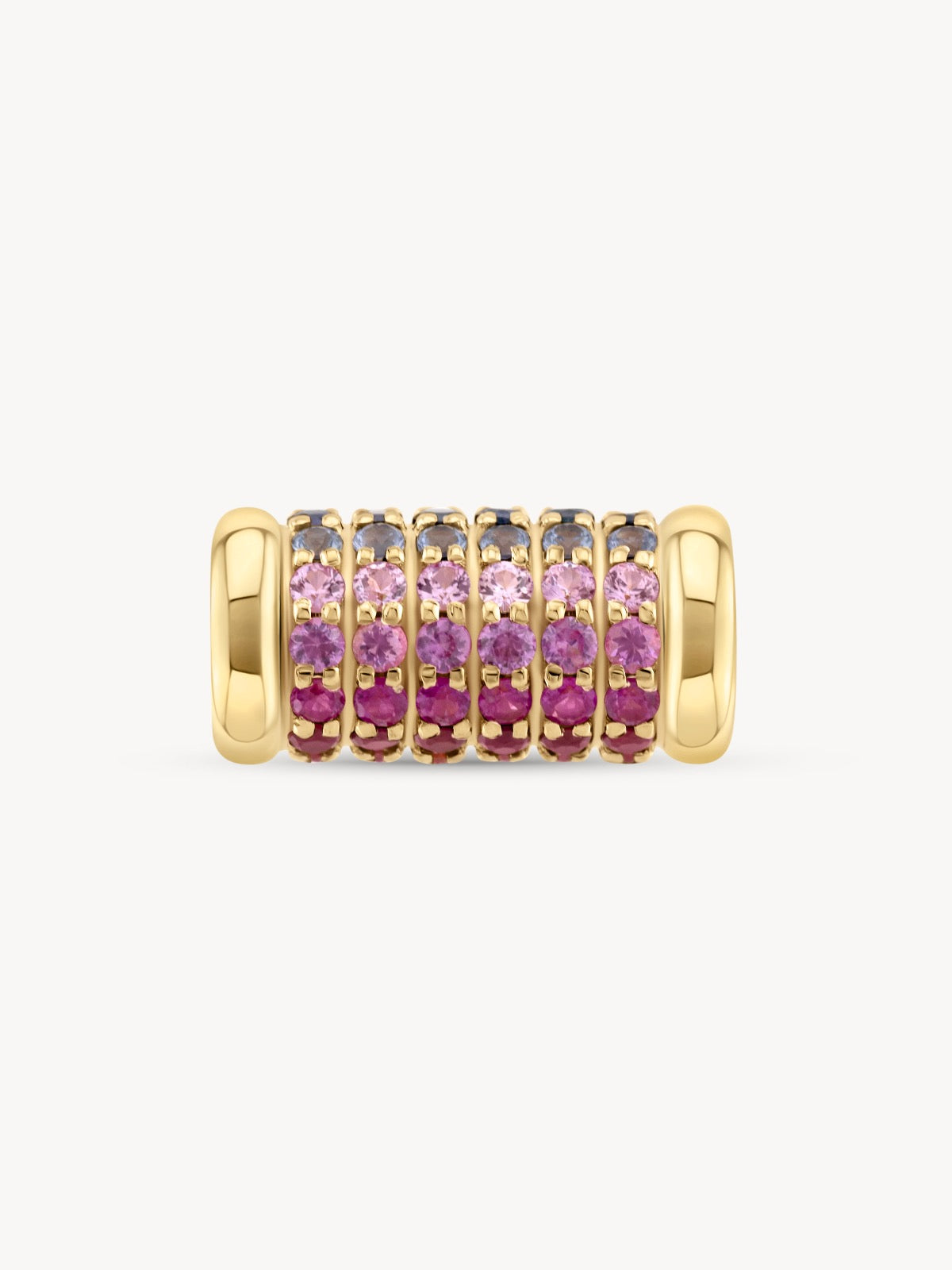 Rainbow Barrel Bead