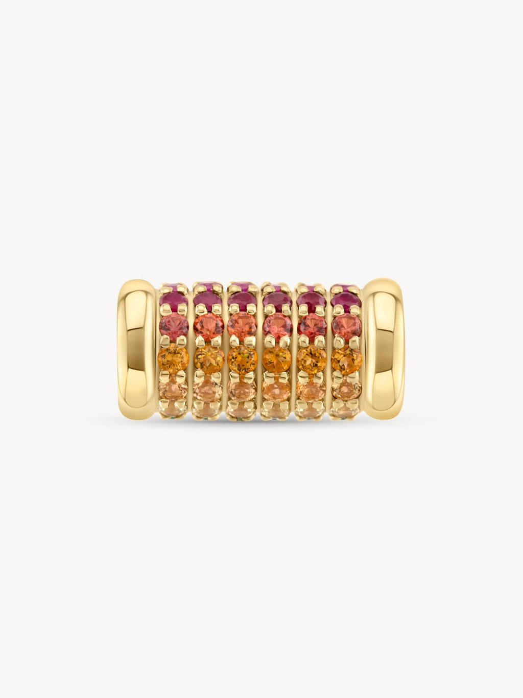 Rainbow Barrel Bead