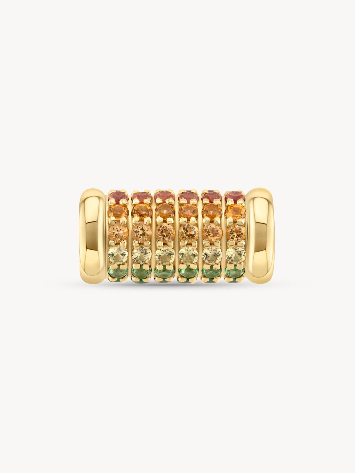 Rainbow Barrel Bead