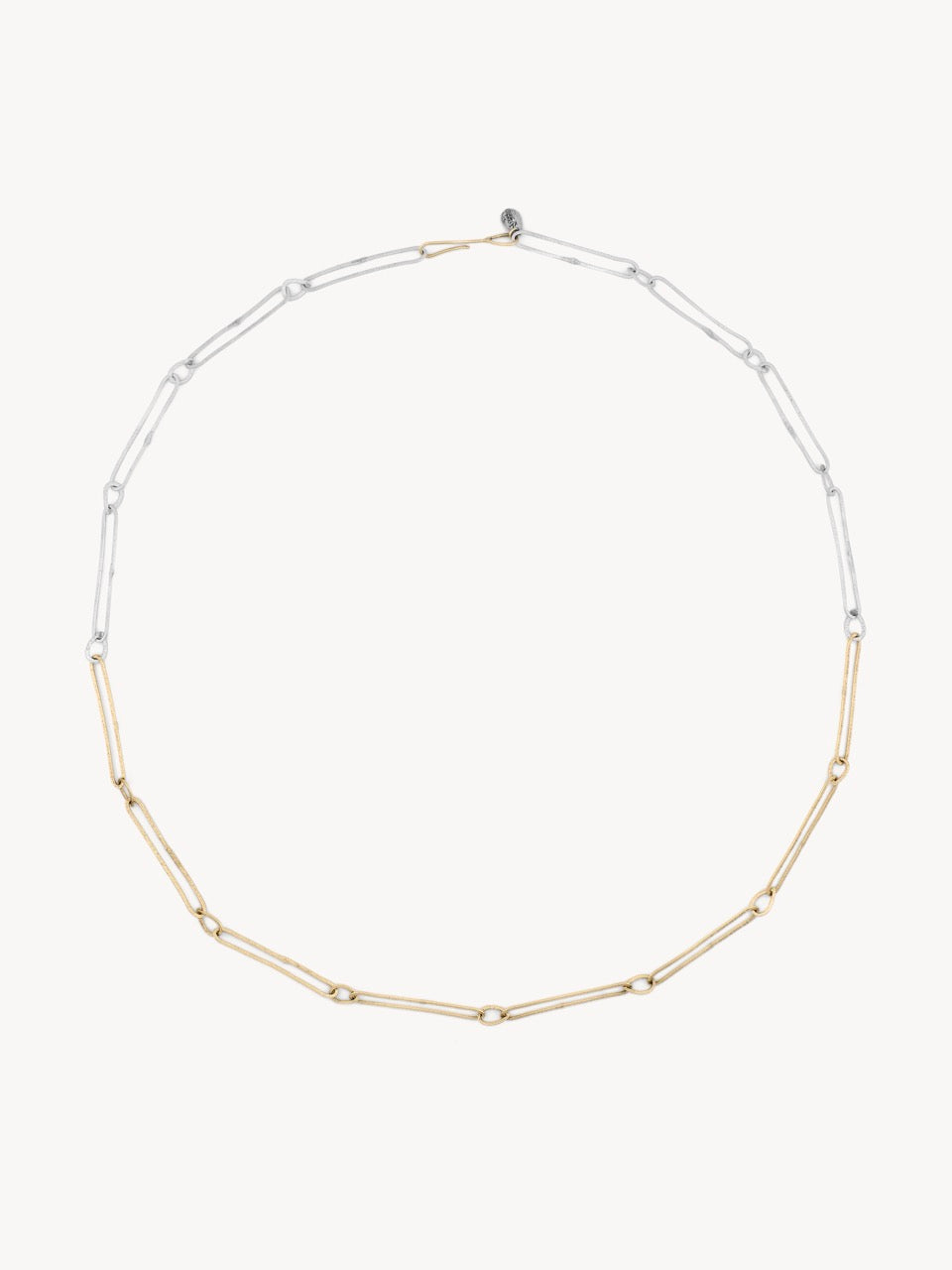 Mixed Metal Paper Clip Chain
