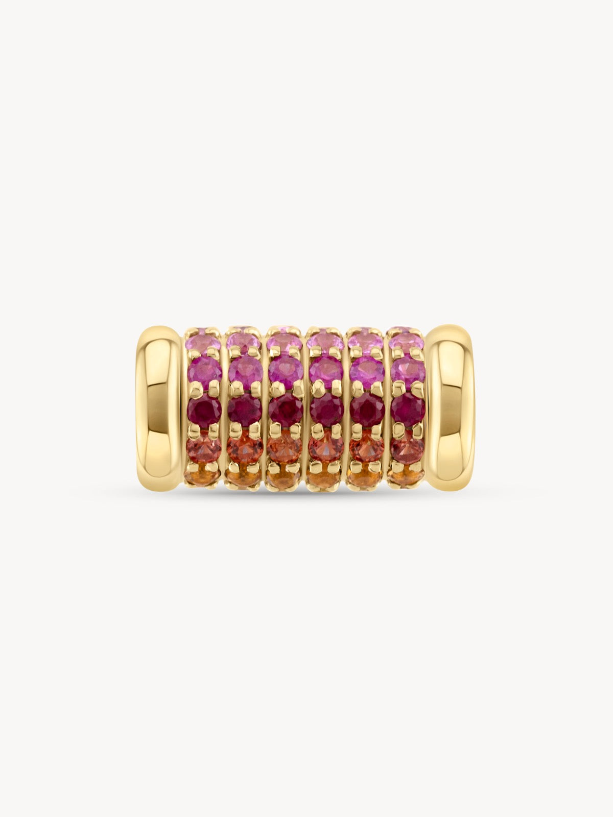 Rainbow Barrel Bead
