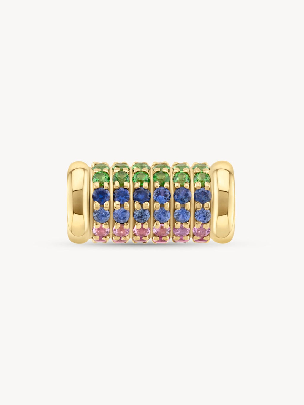 Rainbow Barrel Bead