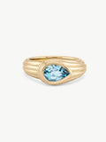 Pear Topaz Ring