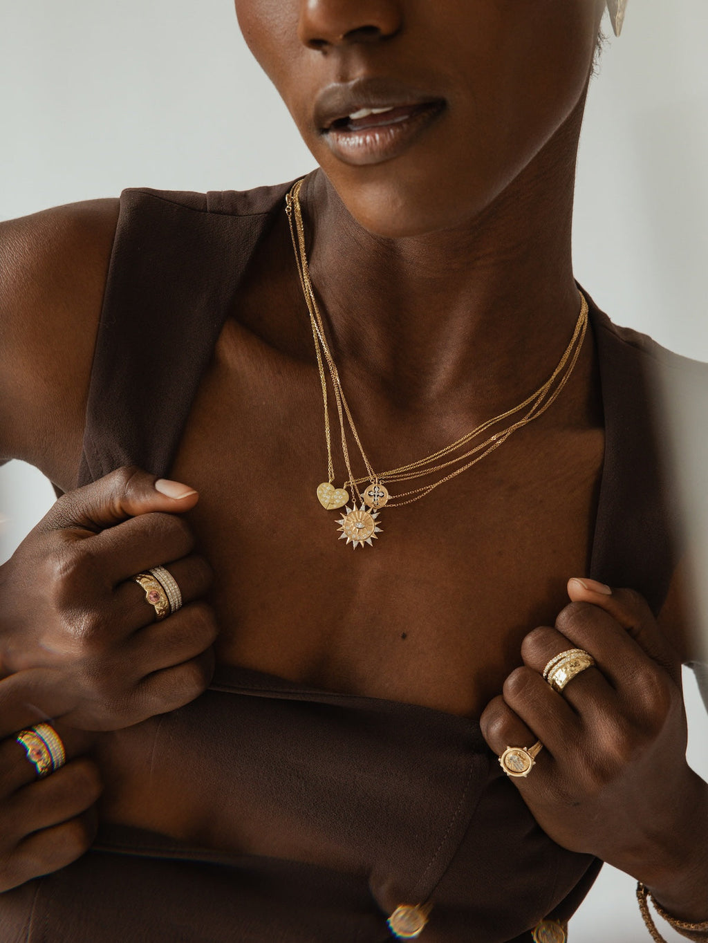 Golden Eye Friendship Necklace