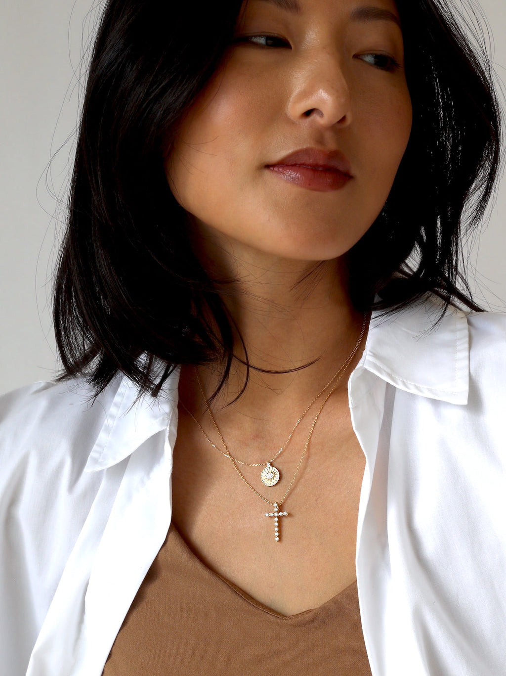 Diamond Cross Necklace
