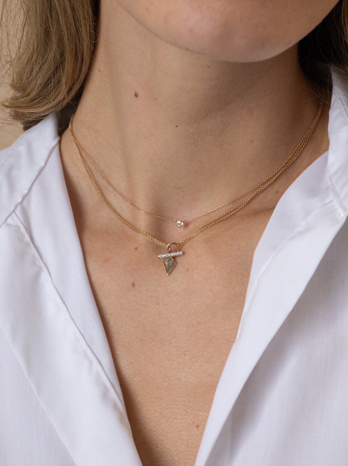 Shades of Gray Necklace
