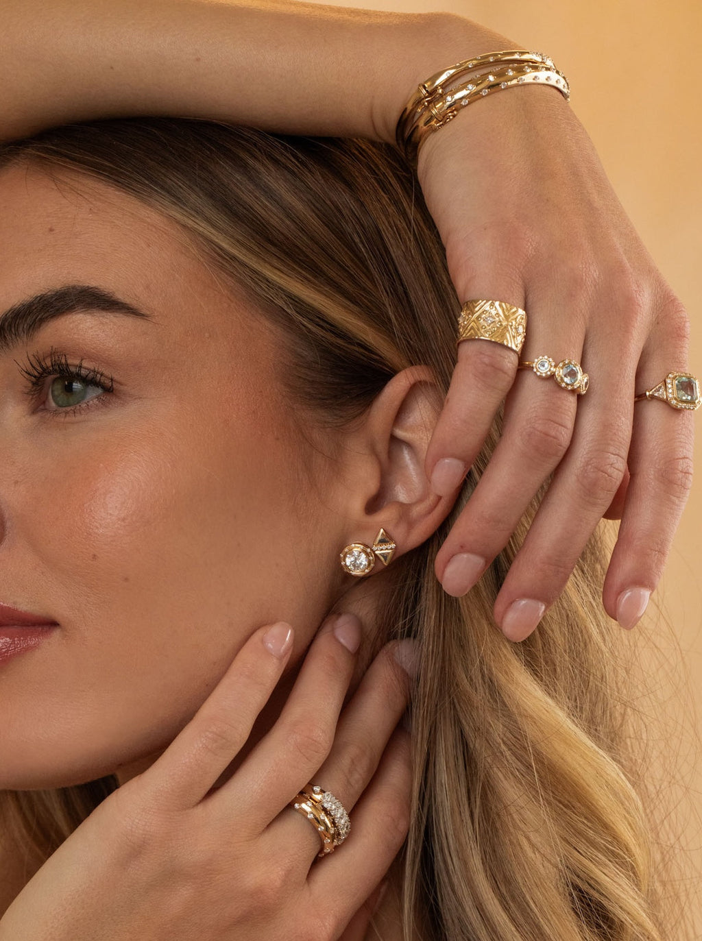 Spotlight Diamond Studs