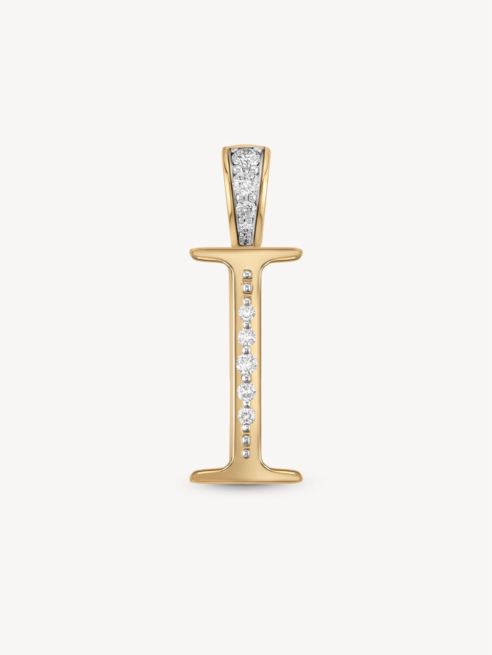 Diamond Initial Pendants