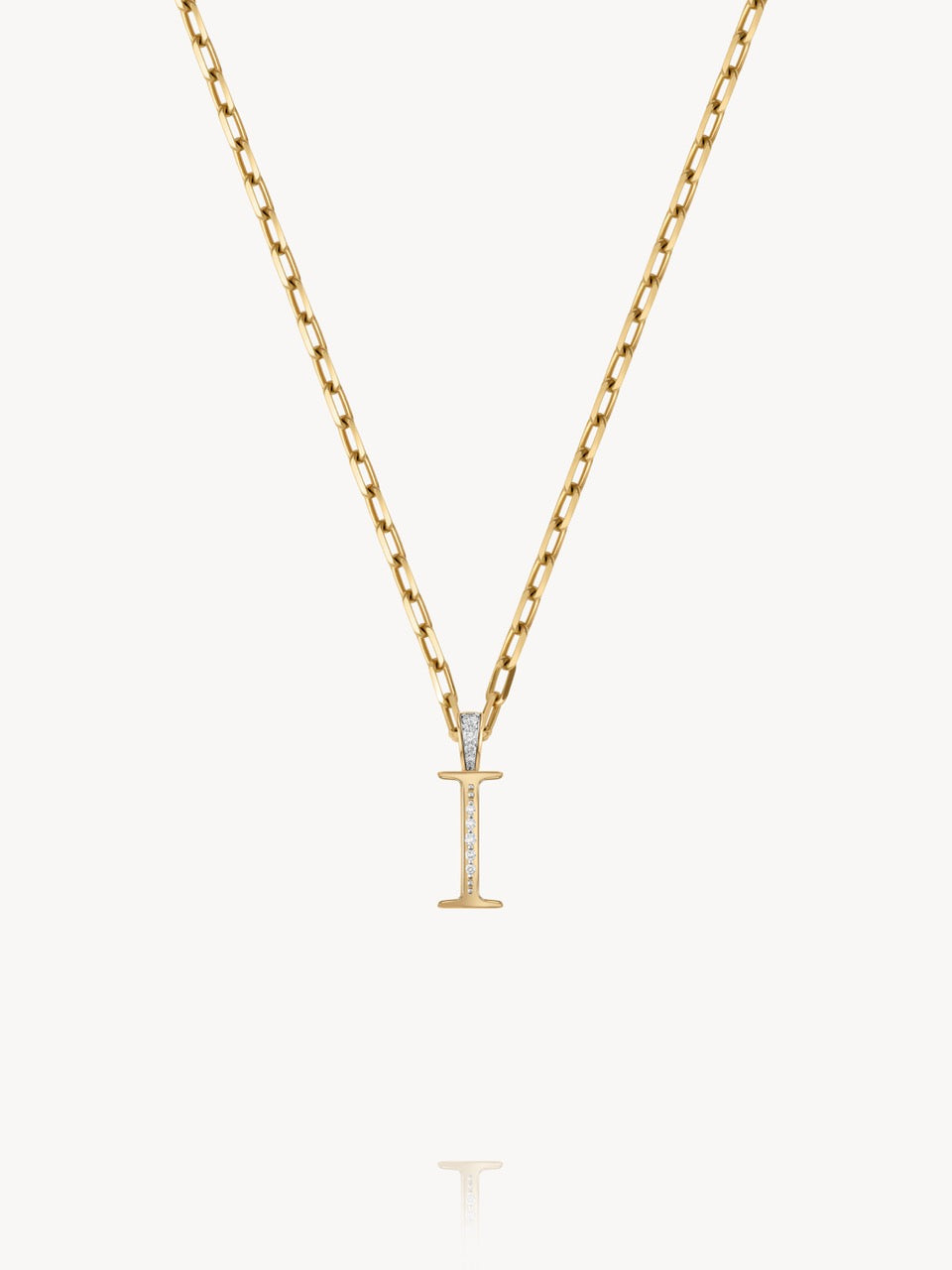 Diamond Initial Pendants