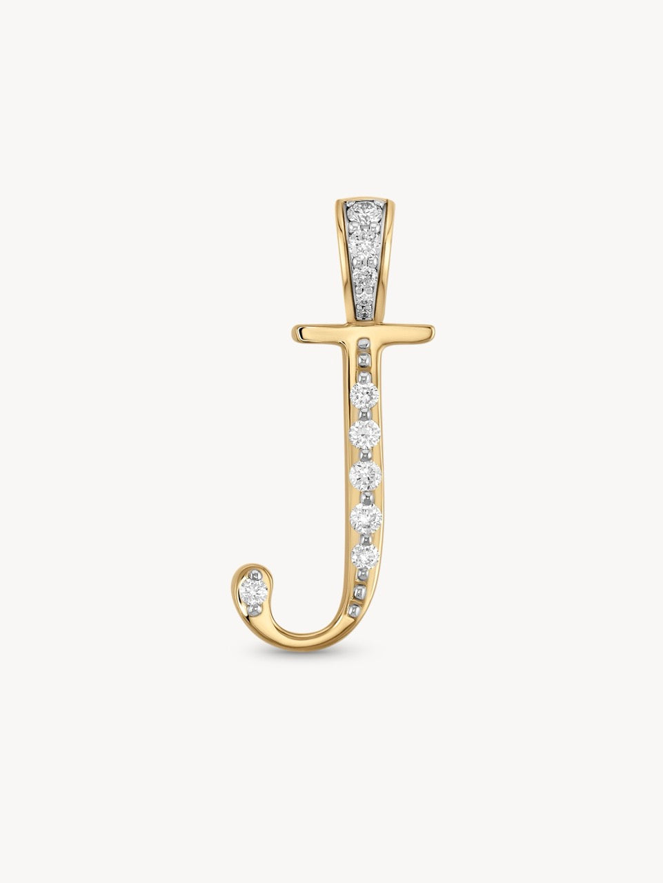 Diamond Initial Pendants