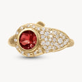 Birthstone Lock Ring