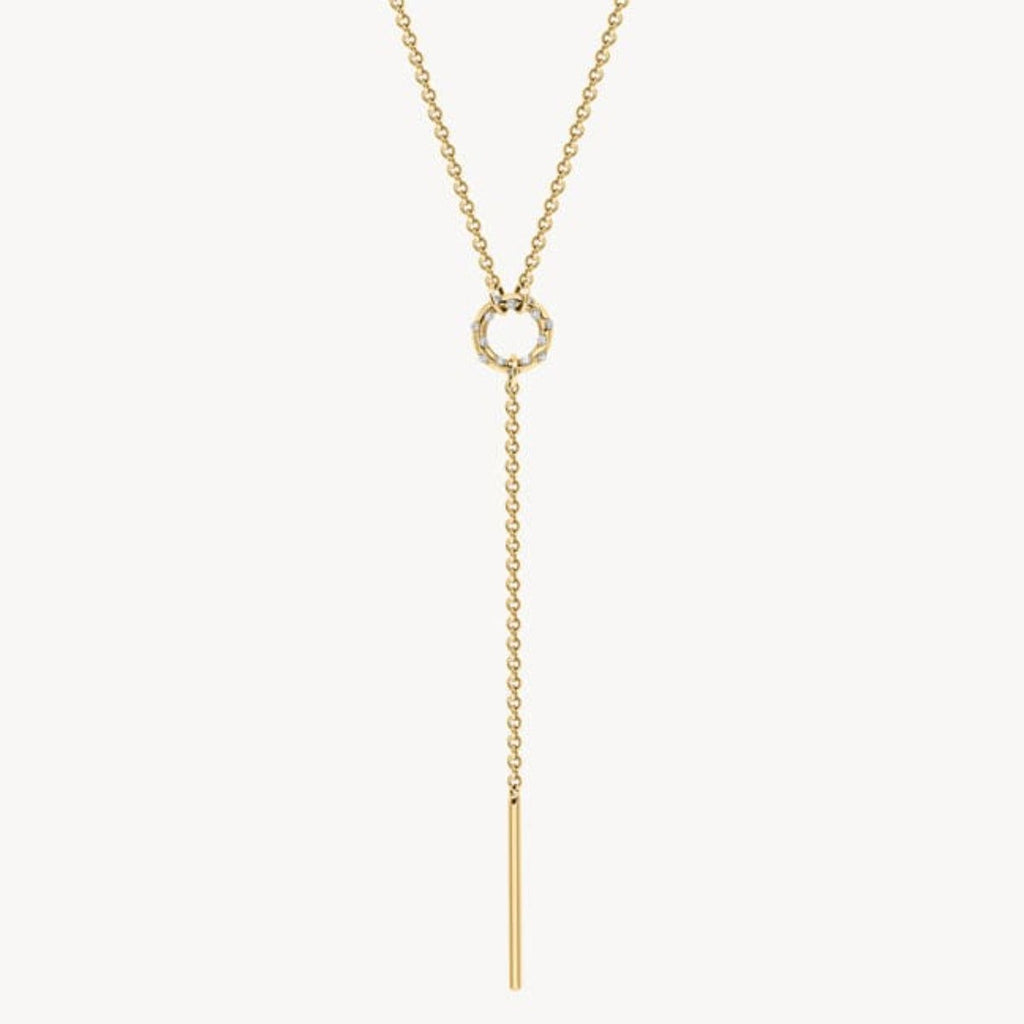 Starry Diamond Lariat Necklace