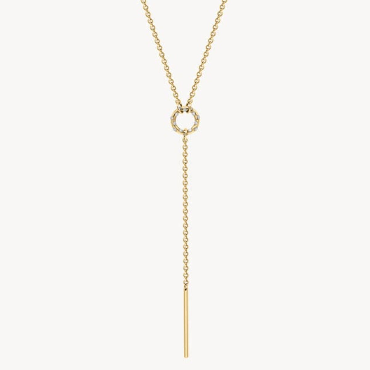 Starry Diamond Lariat Necklace