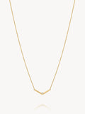Single Diamond V Necklace