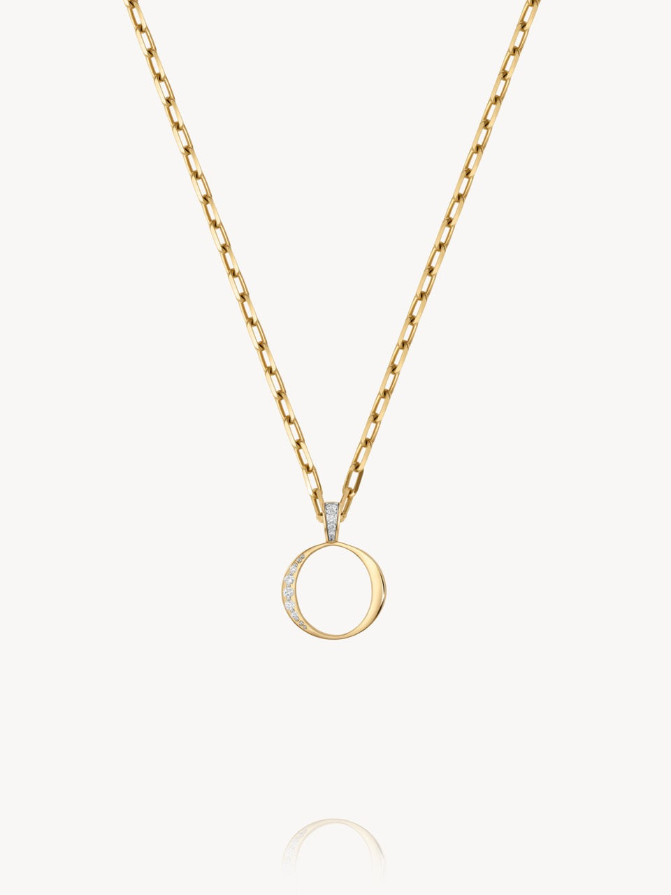 Diamond Initial Pendants