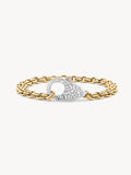 Rolo Chain Lock Bracelet