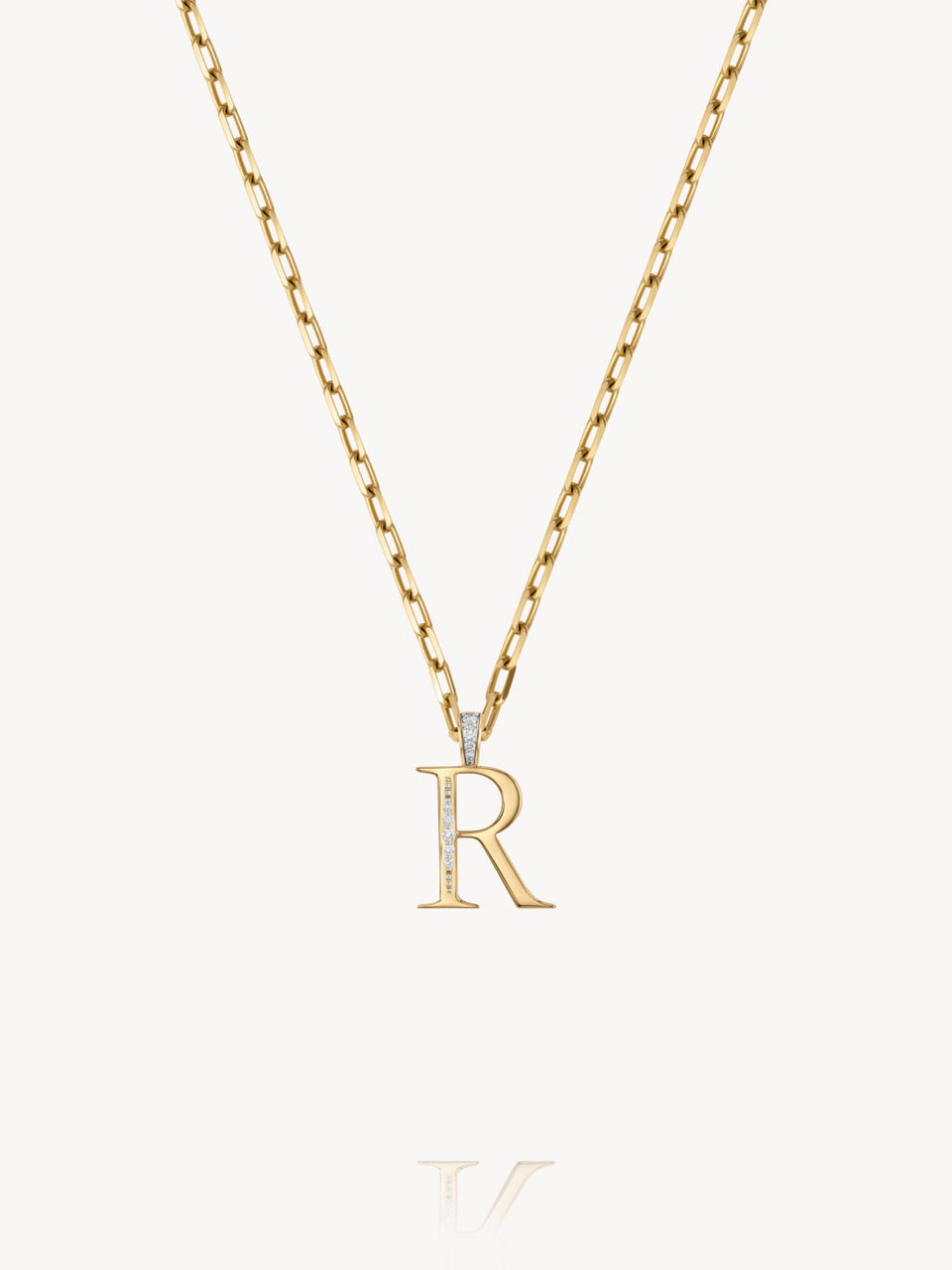 Diamond Initial Pendants