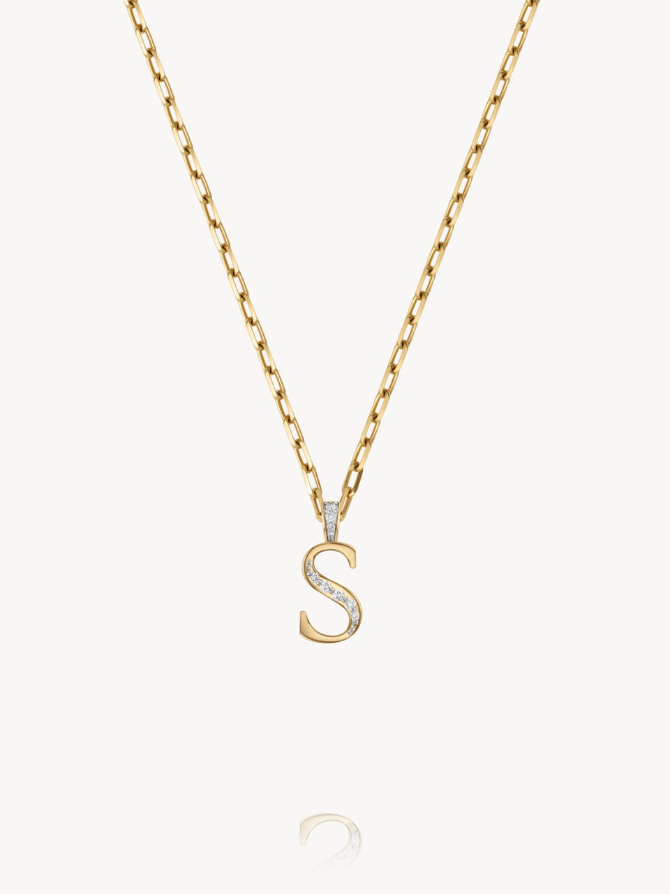 Diamond Initial Pendants