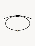 Solitaire Diamond Cord Bracelet