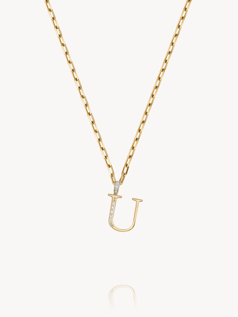 Diamond Initial Pendants