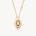 Morganite Slipper Necklace