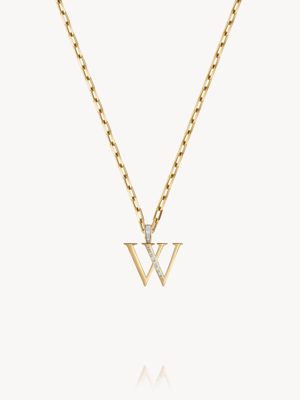 Diamond Initial Pendants